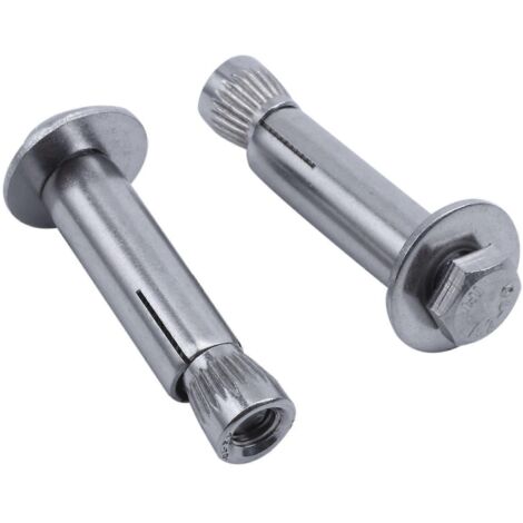 M6x40mm Repair Part Hex Head Sleeve Expansion Bolt Anchor Screws 5pcs--