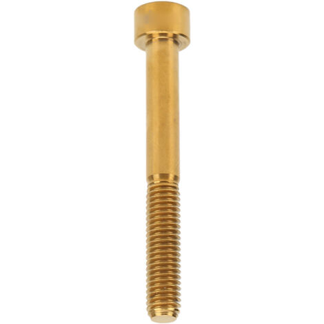 M6x50mm goldene Titanlegierung Fahrradlenkerbolzen für Outdoor-Fahrradausrüstung