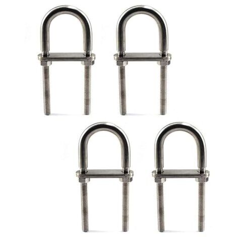 M6x90 U Bolt Boulon en acier inoxydable 304 (4 Pièces)