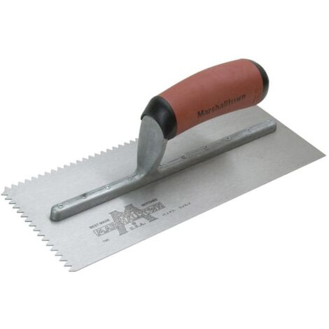 M701SD V 3/16in Notched Trowel DuraSoft® Handle 11 x 4.1/2in