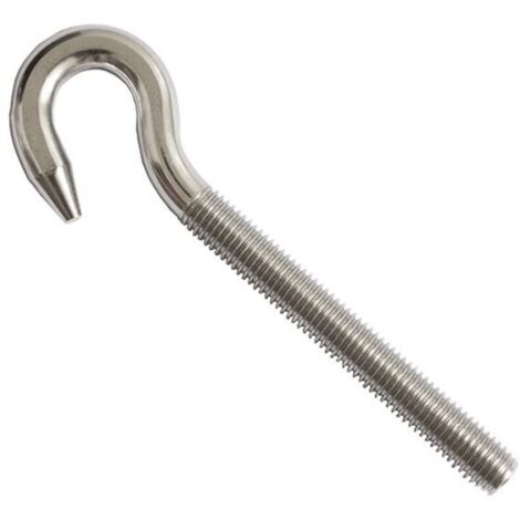 M8 304 vis à anneau en acier inoxydable avec vis à tête ronde Crochet à vis à tête ronde 5