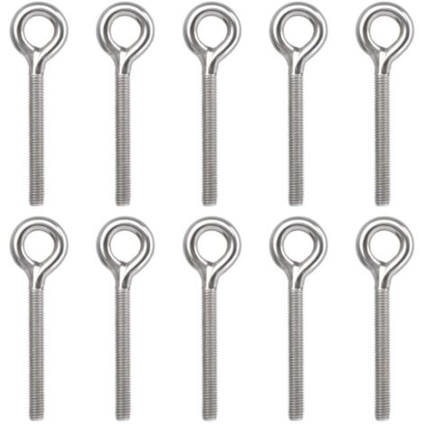 M8 Inox - 10 PCS Boulon d'Ancrage Annulaire Inoxydable - Vis d'Expansion 304 en Acier Inoxydable