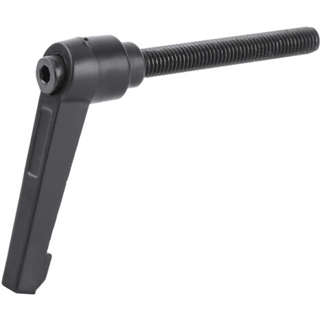 M8-Klemmgriff mit einstellbarem Verriegelungssystem und ergonomischem Griff (M840), 1 Stück, schwarze Legierung