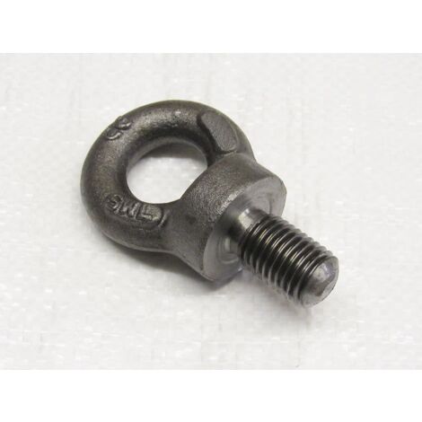 M8 Lifting Eye Bolt - Self Coloured Collared Threaded Eyebolt BS4278 150KG 8MM