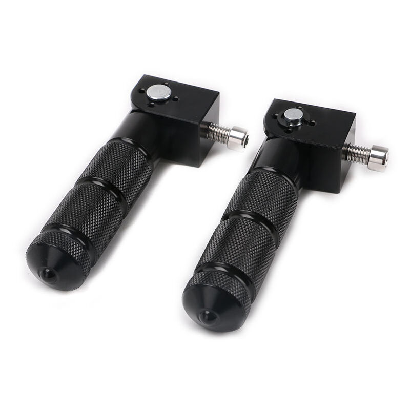 Shining House - M8 Repose-pieds Pliables pour Moto, 2 Pièces Pédales en Aluminium pour Moto électrique Anti-dérapant 8MM Universel 90 Degrés Fixe