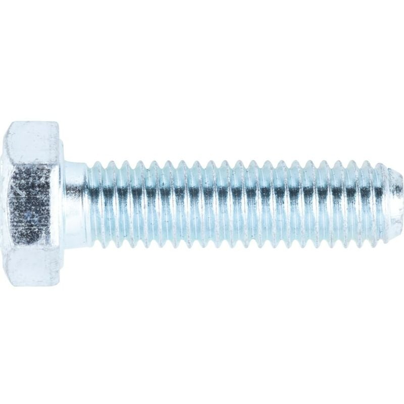 Qualfast M8X30 Hex Head Set Screw BZP (GR-8.8)- you get 25