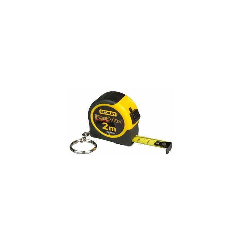 Image of Stanley - Mini-Flexometer 2 m x 13 mm mit Schlüsselring im Kunststoffbehälter FMHT1-33856