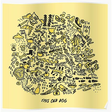 Mac Demarco – affiche d&39album du vieux chien, peinture d&39art Vintage, drle, décoration murale moderne, sans cadre,40X60cm Unframe