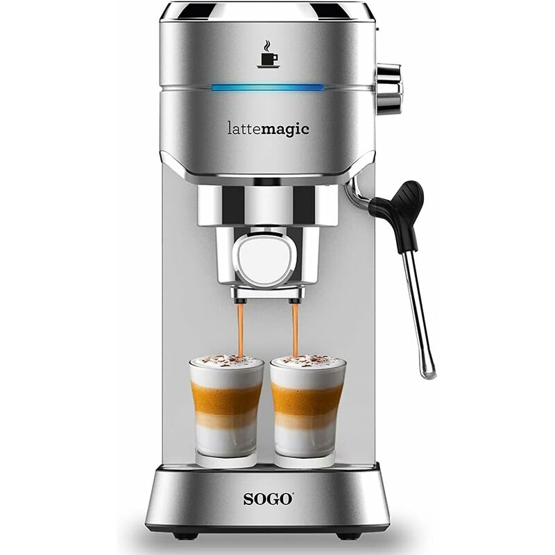 Image of Sogo - Macchina automatica per caffè espresso 1450W 1L 15bar lancia vapore