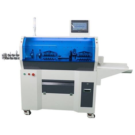 Macchina automatica per il taglio e la spelatura di cavi unipolari (6 - 120 mmq)