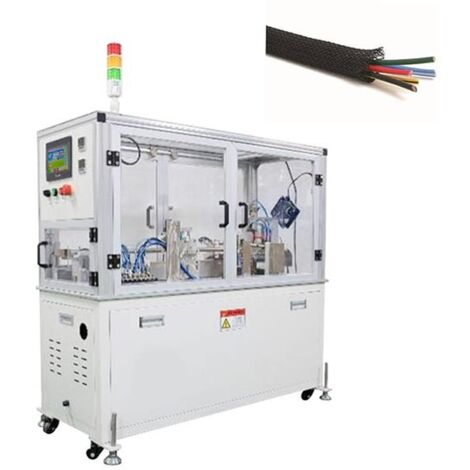 Macchina automatica per il taglio e l'inserimento di guaine trecciate (Ø 6 - 25 mm)
