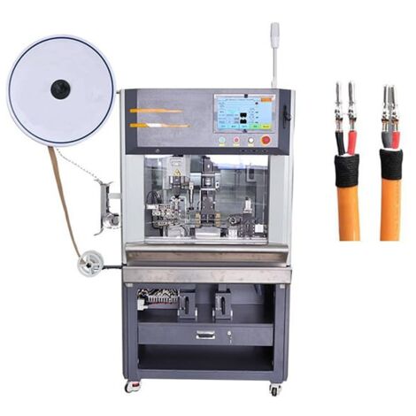 Macchina automatica per il taglio la spelatura e la crimpatura di cavi multipolari (3 - 25 mm)