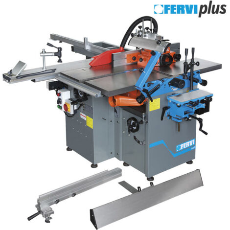 Macchina combinata per legno 8 lavorazioni 230 v Fervi 0498