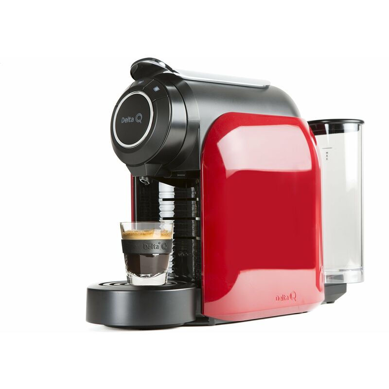 Image of 012872 qool Evolution-Macchina per caffè, colore: rosso, 44 x 19,3 x 33 cm - Delta Q