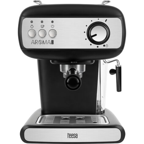 Macchina da caffè a pressione Teesa Aroma 400 da 850 W + montalatte da 15 bar