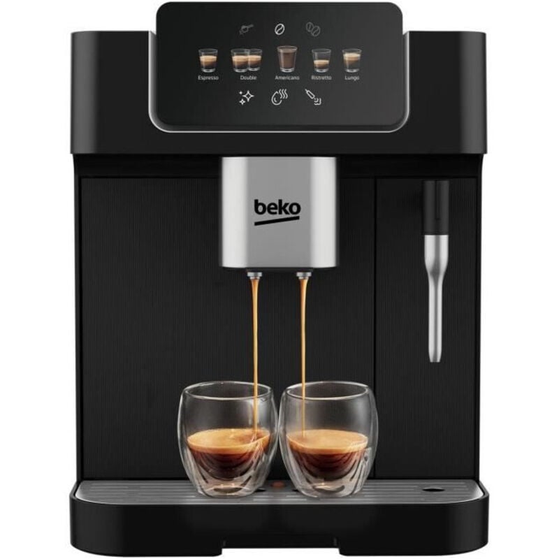 Beko - Macchina da caffè con macinino CEG7302B - 1350 w - 19 bar - Nero