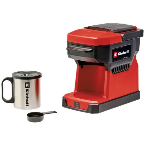 Macchina da caffè portatile Einhell TE-CF 18 Li-Solo rossa