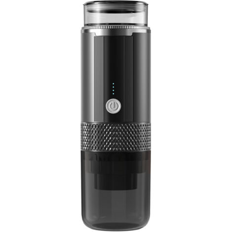 Macchina da caffè portatile, macchina per espresso elettrica portatile, funzionamento con un solo pulsante, macchina da caffè portatile ricaricabile, adatta per caffè, tè in polvere, ecc., ideale per 