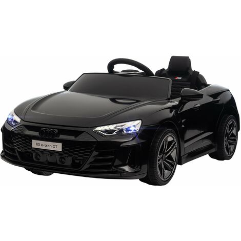 Macchina Elettrica per Bambini 12V con Licenza Audi E-Tron GT Nera