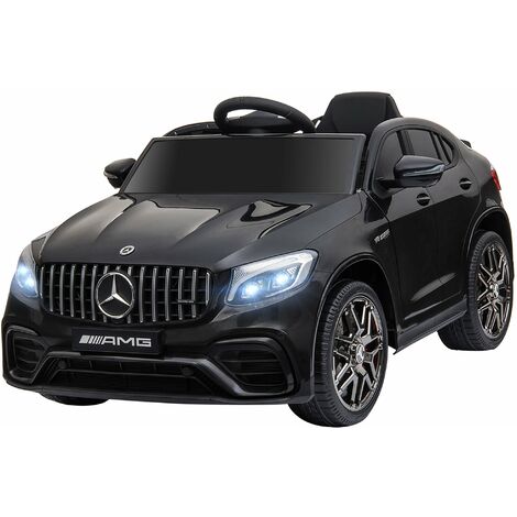 Macchina Elettrica per Bambini 12V con Licenza Mercedes GLA 45 AMG Nera
