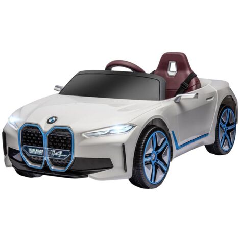 MACCHINA ELETTRICA PER BAMBINI 3-6 ANNI CON LICENZA BMW CON TELECOMANDO. CLACSON E FARI. 115X67X45 CM. BIANCA
