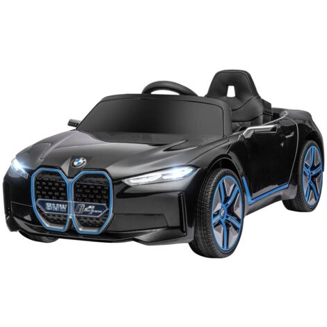 MACCHINA ELETTRICA PER BAMBINI 3-6 ANNI CON LICENZA BMW CON TELECOMANDO. CLACSON E FARI. 115X67X45 CM. NERA