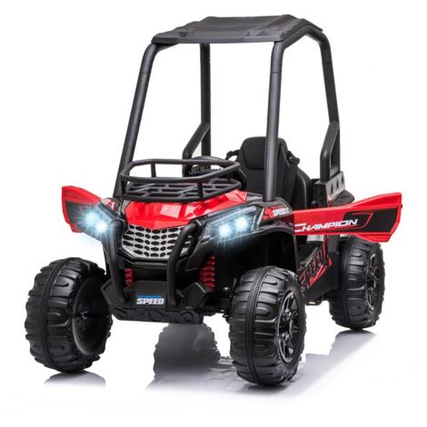 MACCHINA ELETTRICA PER BAMBINI 3-8 ANNI ELETTRICO MINI ROSSO E NERO