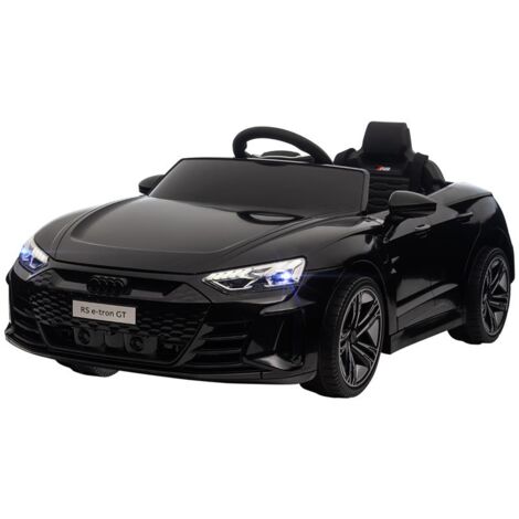 MACCHINA ELETTRICA PER BAMBINI 5 ANNI CON LICENZA AUDI. TELECOMANDO E MUSICA. NERA