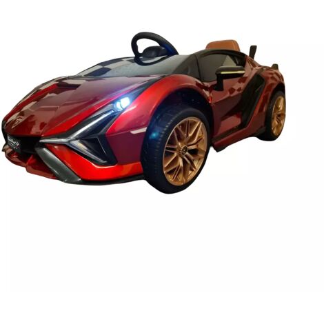 Macchina Elettrica per Bambini a Batteria Lamborghini Sian Rossa Auto Macchinina