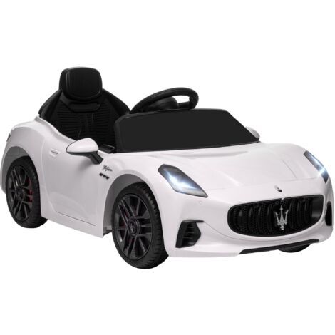 Macchina Elettrica per Bambini con Licenza Maserati Gran Turismo Folgore 12V Bianco