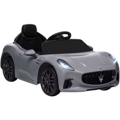 Macchina Elettrica per Bambini con Licenza Maserati Gran Turismo Folgore 12V Grigio