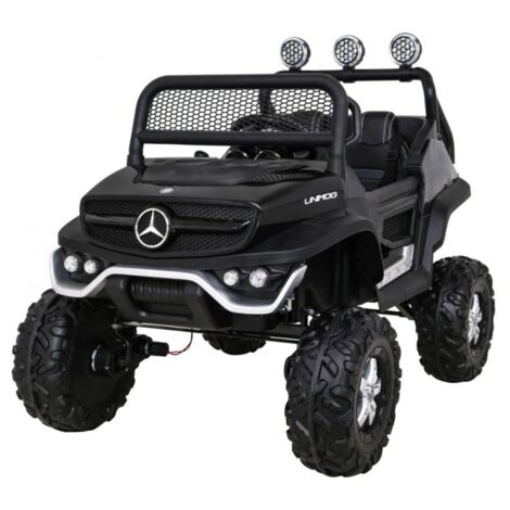 Macchina Elettrica per Bambini Mercedes Unimog Fuori Strada Nero