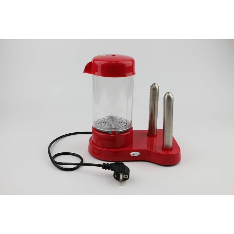 Macchina hot dog, per 6 salsicce, con contenitore