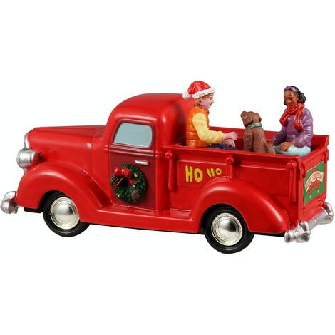 Macchina Jolly Joyride, personaggi per villaggio di Natale in plastica