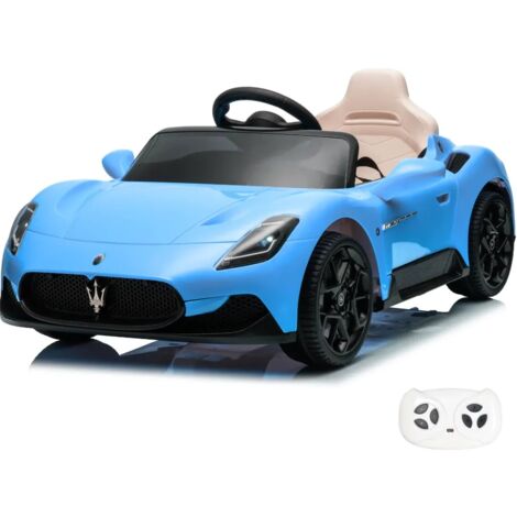 Macchina Maserati MC20 Cielo Elettrica per Bambini 12V - 1 a 5 anni - con Telecomando - Blu