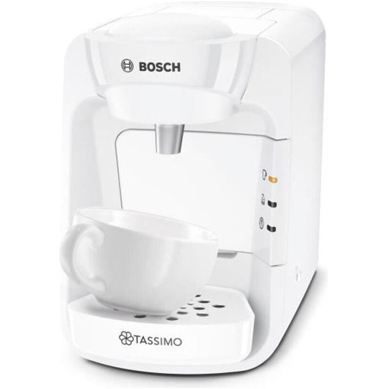 Macchina per caffè a cialde bianca da 3,3 bar e 1300 W - tas3104 - bosch