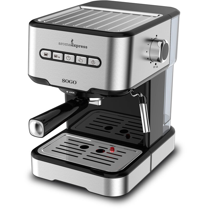 Image of Sogo - Macchina per caffè combo 1,5L espresso o cappuccino 850W 20 bar