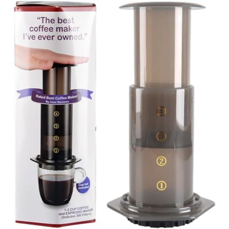 Macchina per caffè espresso portatile - Macchina per caffè da viaggio - Macchina per caffè ed espresso - Ideale per viaggi e campeggio
