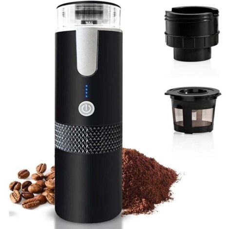 Macchina per caffè espresso portatile, macchina per caffè espresso senza fili, compatibile con caffè macinato e cialde K-Cup, senza funzione di riscaldamento, XXW