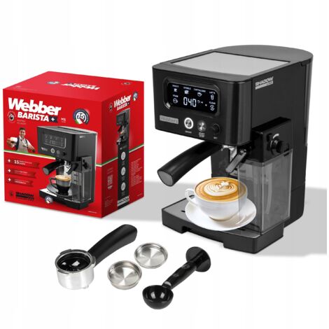MACCHINA PER CAFFÈ WEBBER 15 BAR M5 PRESSIONE SEMI-AUTOMATICA