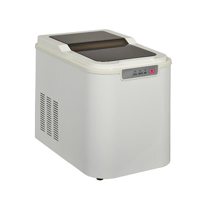 Macchina per cubetti di ghiaccio 140w 12kg / 24h con pulizia automatica bianca - yte-005a1 - kitchen chef