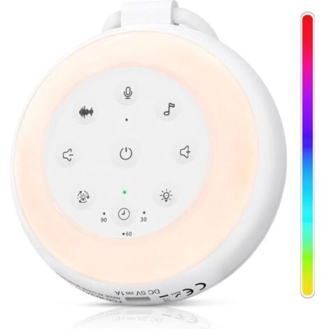 Macchina per il rumore bianco - Aiuto per dormire - Per adulti, bambini e neonati - Sound Spa - Addestramento al sonno