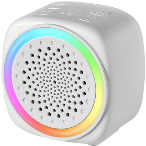 Macchina per il rumore bianco, ausilio portatile per il sonno con rumore bianco, luce notturna a 7 colori e 24 suoni rilassanti per dormire, macchina per il sonno ricaricabile tramite USB