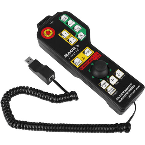 Macchina per incisione CNC, controller manuale, connettore USB, controllo a 6 assi per Mach3