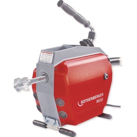Macchina per la pulizia dei tubi R 650 230/50 V/Hz 623 giri/min 1350 W per tubi diametro 20-150 mm