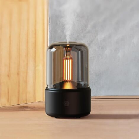 Macchina per l'espansione dell'incenso con oli essenziali ad ultrasuoni, piccola lampada per candele per uso domestico, macchina per aromaterapia, umidificatore