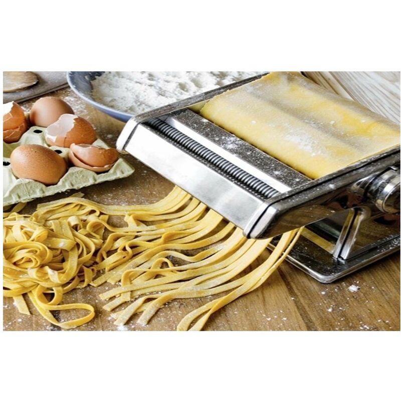 Image of Macchina per pasta fresca sfogliatrice manuale classica tirapasta pasta in casa