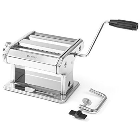 Macchina per pasta manuale per tagliatelle fettuccine fino a 140mm Hendi 224830