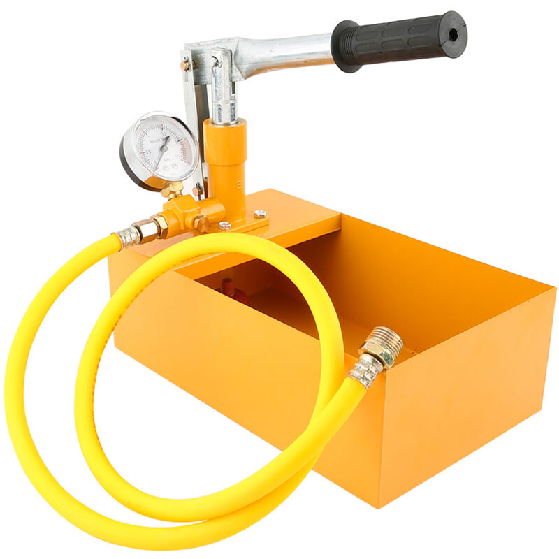 Image of Decdeal - Macchina per pompa di prova idraulica manuale per tester di pressione dell'acqua in alluminio da 2.5MPa 25KG con G1/2
