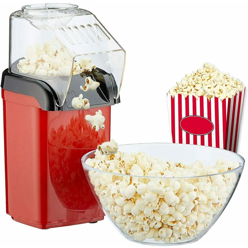 Image of Macchina per pop corn elettrica 1400W popcorn senza olio